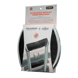 Ricardo Beverly Hills 3-pack Anti-Microbial SteriTouch® Padded Handle-Wrap